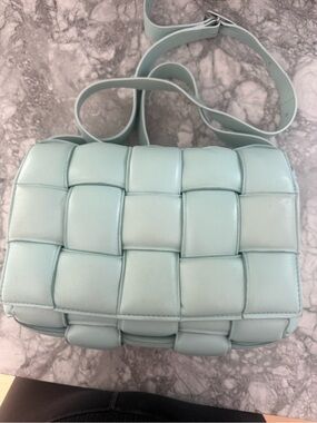 Bottega Veneta Padded Cassette Crossbody in Mint
